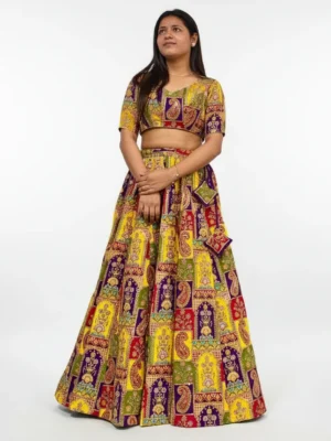 Boho-Chic Lehenga Set