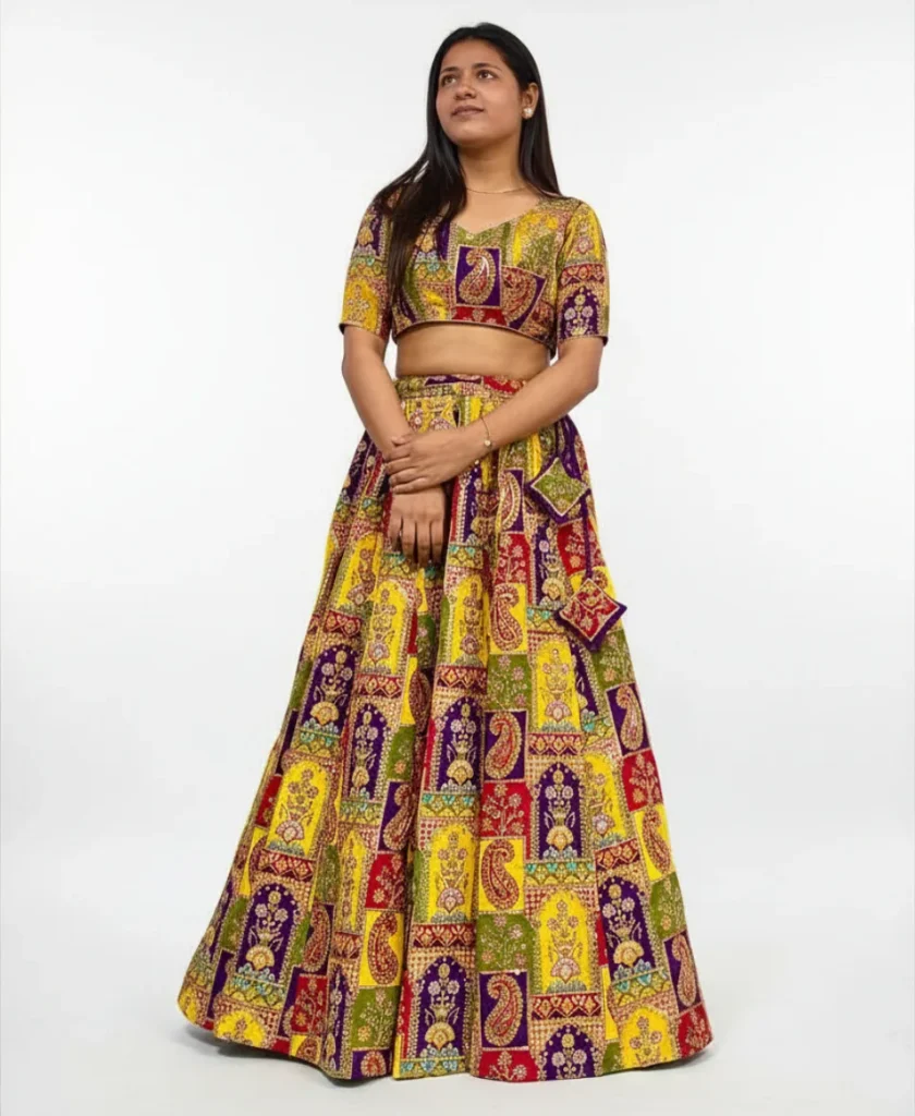 Boho-Chic Lehenga Set